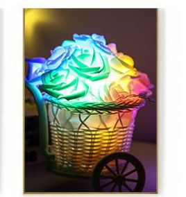 LED Rose Flower String Lights - KittyKat Lane LLC
