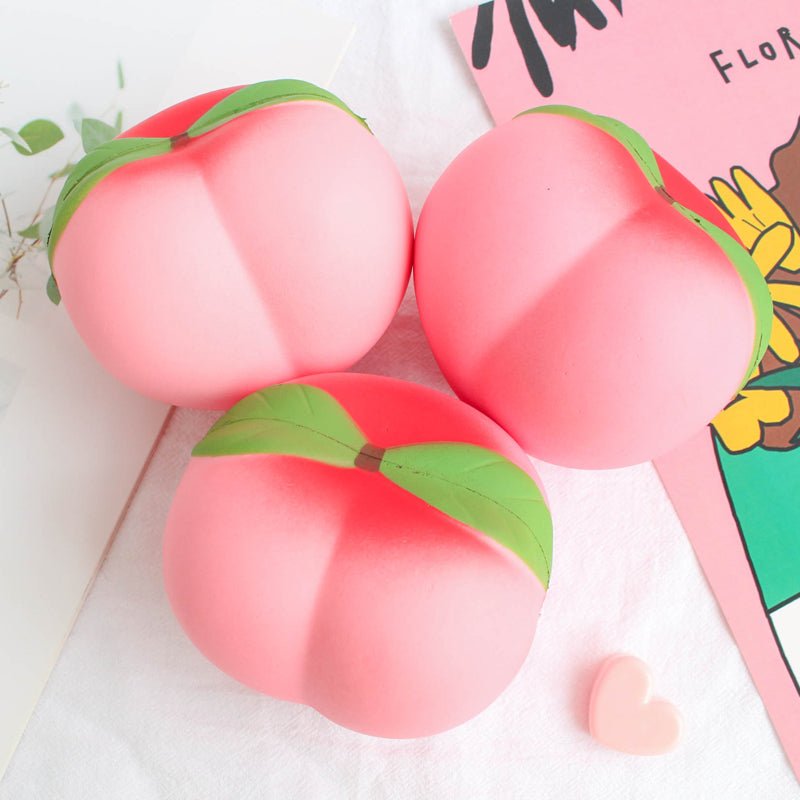 Stress Relief Peach Toy with Slow Rebound (Unique Gift) - KittyKat Lane LLC
