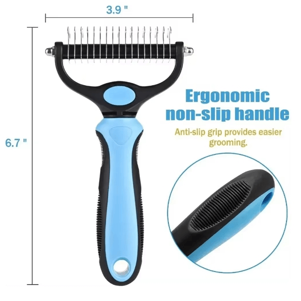 Professional Double-Sided Pet Grooming Brush - KittyKat Lane LLC