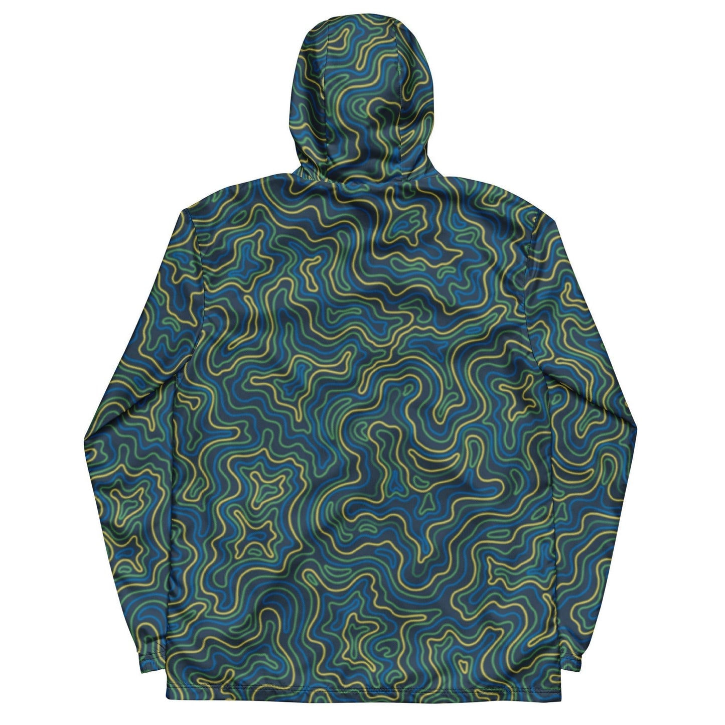 Men’s Tropical Electric Coral Windbreaker - KittyKat Lane LLC