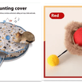  Plush Cat Ball Red Set