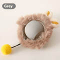  Plush Cat Ball Gray
