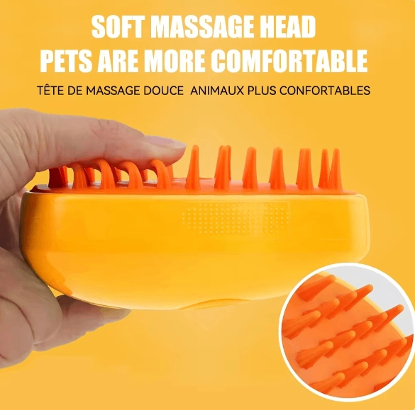 Pet Steam Brush Electric Spray Comb