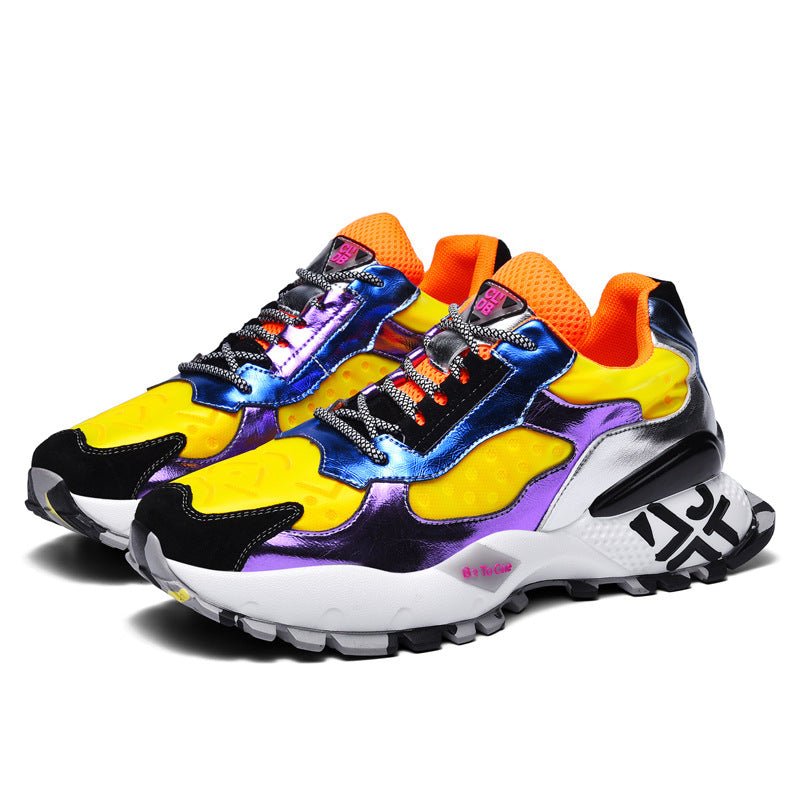 Autumn New Trendy Colorful Dad Sneakers for Men - KittyKat Lane LLC
