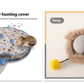  Plush Cat Ball Gray Set